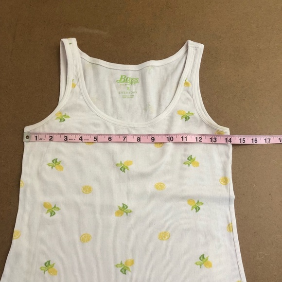 Bass White Tank Top with Lemon Print - Picture 7 of 9